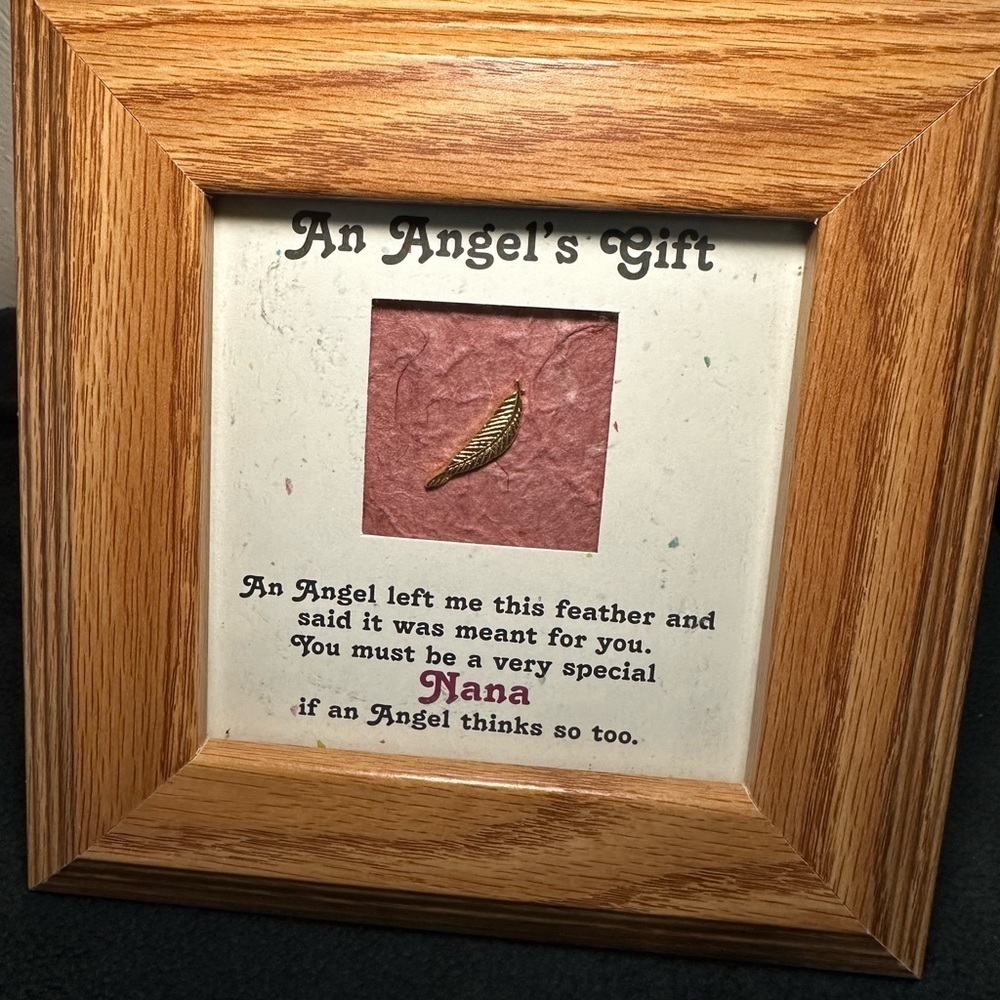 An Angel’s Gift…Nana Wooden Picture 7.25” x 7.25”